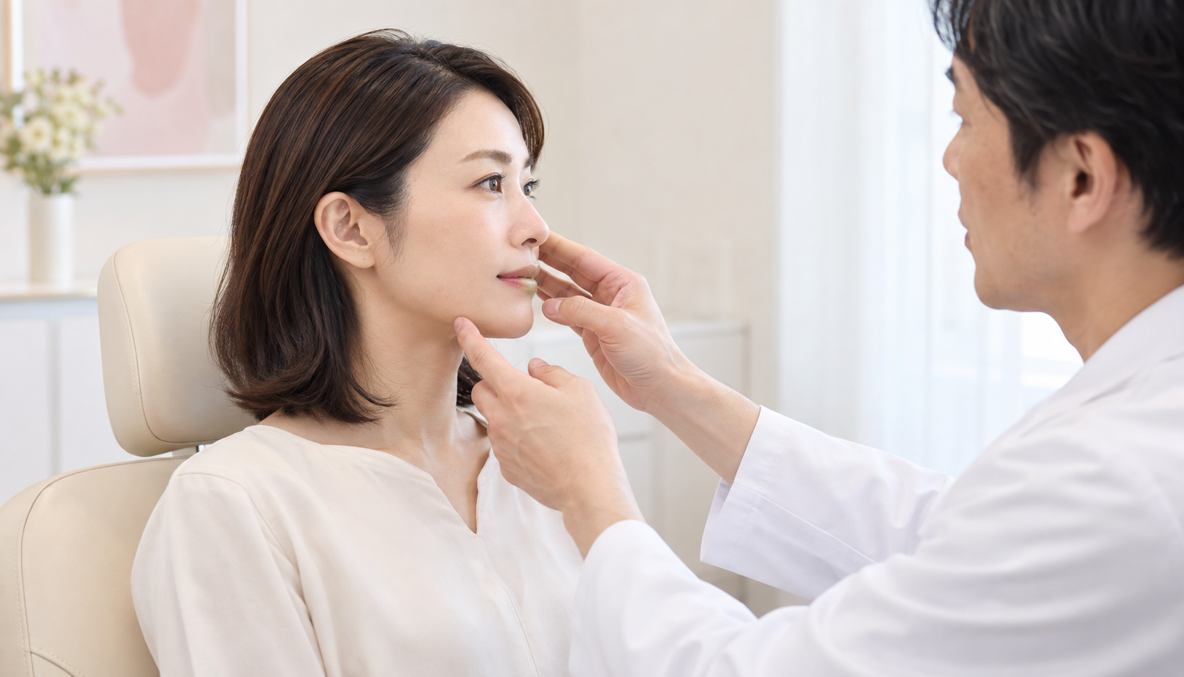 頬のアンチエイジング|たるみ・ほうれい線の原因と治療法