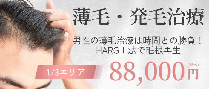 HARG療法（男性の薄毛治療）