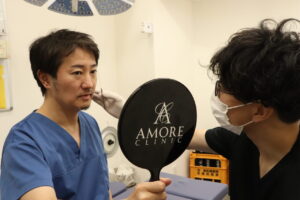 二重の手術を受けました