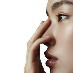 小鼻縮小・人中短縮後の傷跡修正