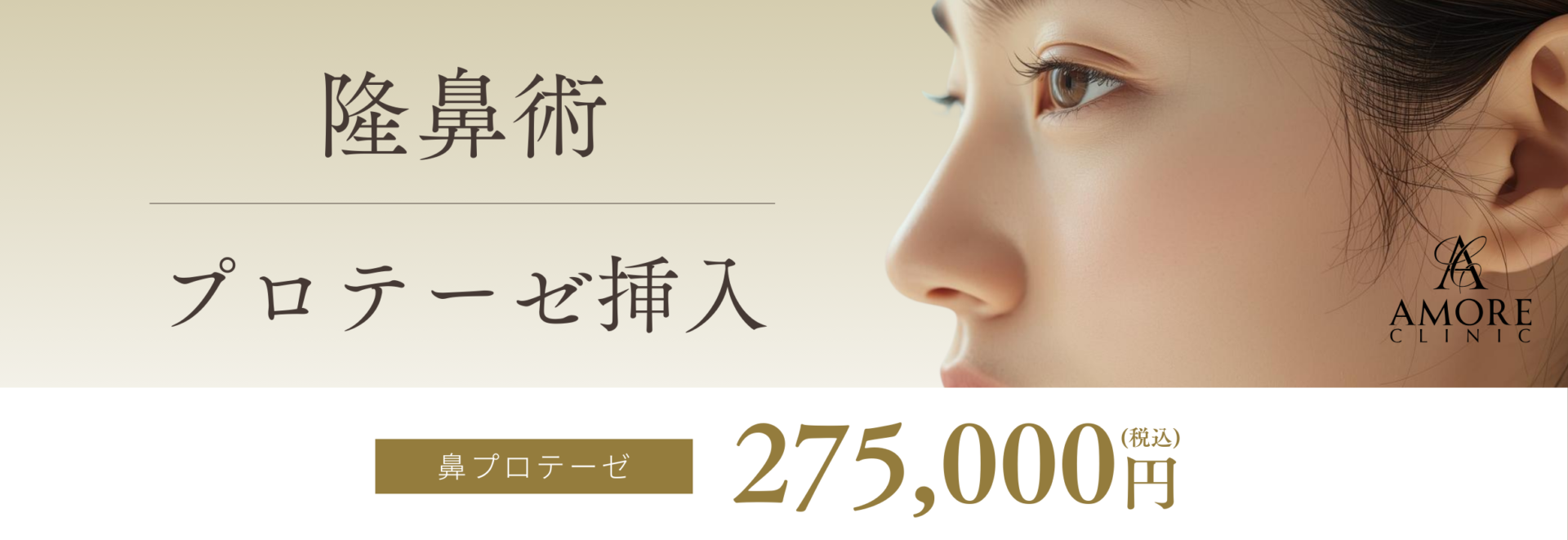 隆鼻術（プロテーゼ挿入）