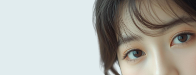 グラマラスライン（たれ目）形成